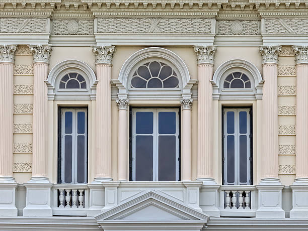 istock European style Arch Window 519828791