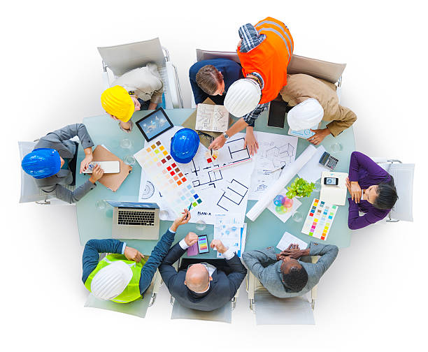 istock Business People, Designers and Architects Working in the Office 519829151