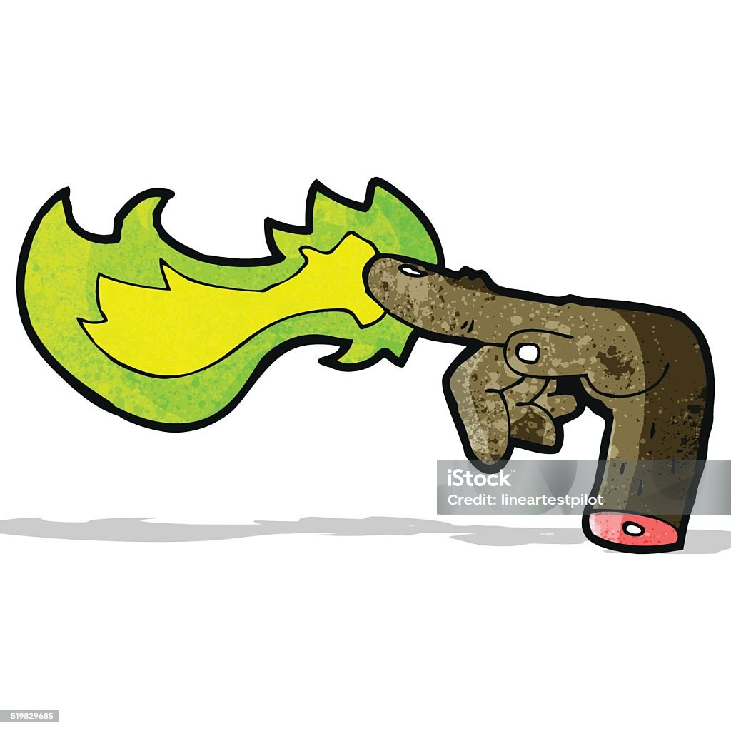 Spell Cast Hand Cartoon Hand Casting Spell Stock Illustration - Download Image Now ...