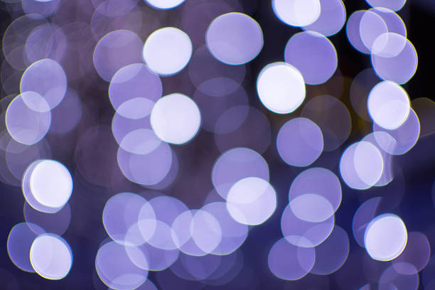 istock Abstract bokeh background of Christmas lights at night 519829728