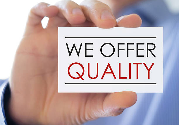 istock We offer quality - Business card 519830712
