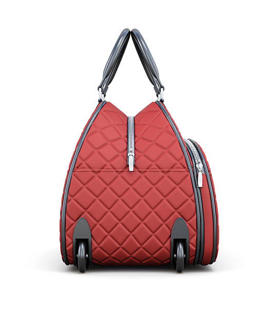istock Travel bag isolated on white background. Side view. 3d rendering 519833174