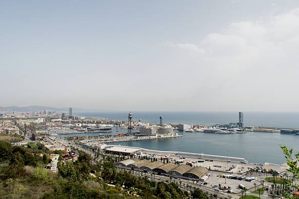 istock View on Old Harbor of Barcelona 519833372
