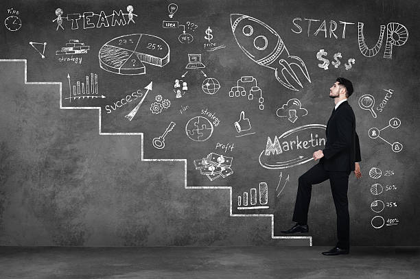 istock Moving up to success. 519835188