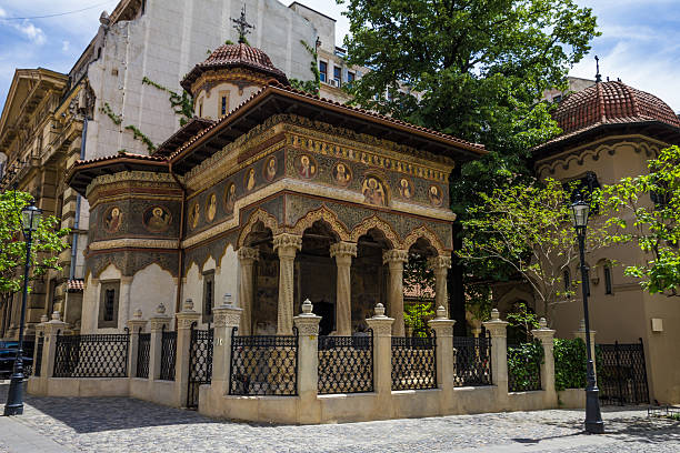 istock St. Michael and Gabriel church in Bucuresti, Romania. 519845437