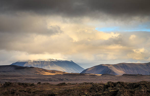 North East Icelandic landscape stock photo