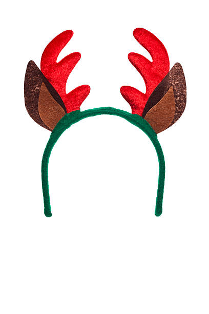 istock santa reindeer horns 519848567