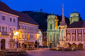 Main Square in Mikulov in Czech Republic