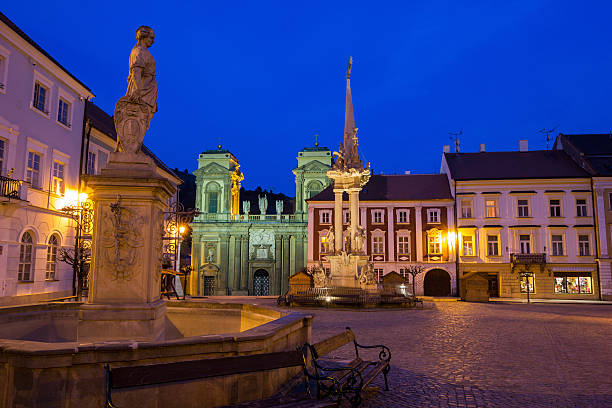 istock Main Square in Mikulov in Czech Republic 519864532