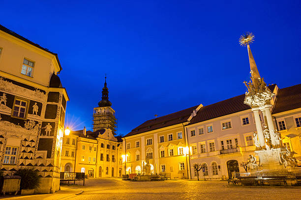 istock Historic Square in Mikulov in Czech Republic 519864562