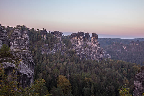 istock Rock formations in the Saxon Switzerland National Park 519865853