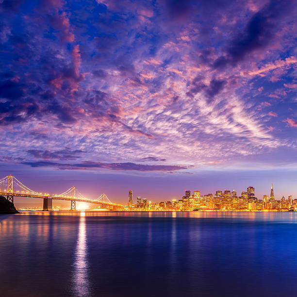 istock San Francisco sunset skyline California bay water reflection 519866477