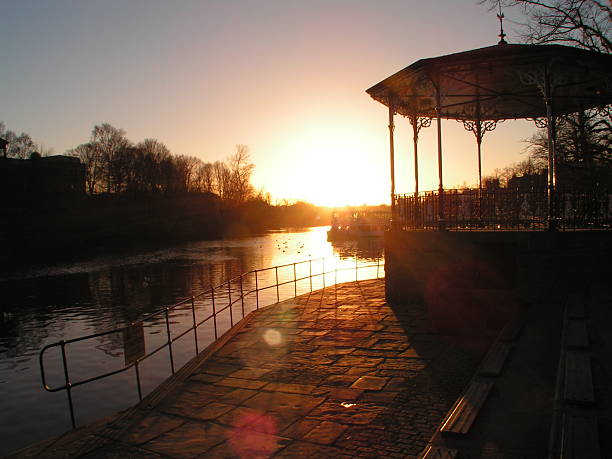 istock Chester River Dee & Bandstand at Sunset 519866828