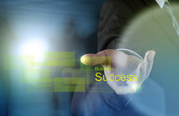 istock businessman hand draws business success chart 519867117
