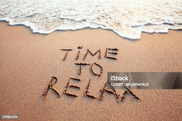 Time To Relax Stock Photo - Download Image Now - Relaxation, Weekend Activities, Vacations