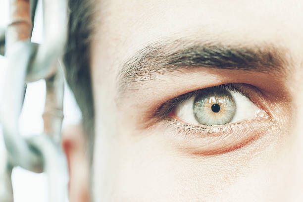 istock Close up of men's eye 519868660