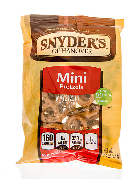 Snyder's of Hanover Mini Pretzels stock photo