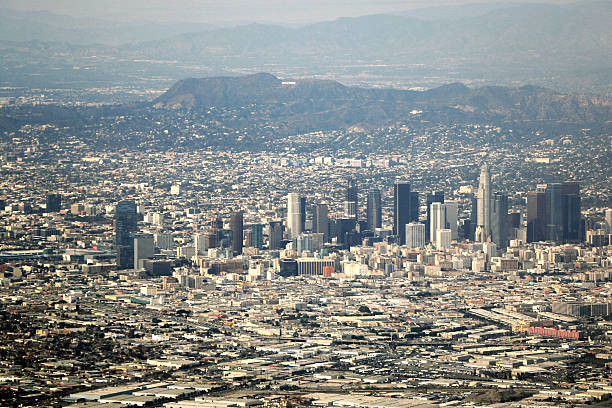 istock Aerial photography - Los Angeles Downtown 519874872