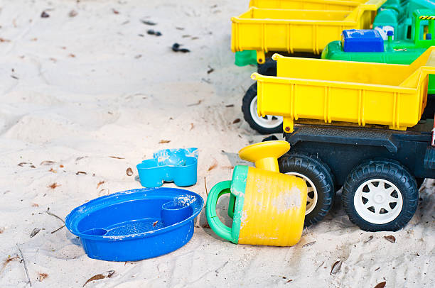 istock children's toys and sand 519885497