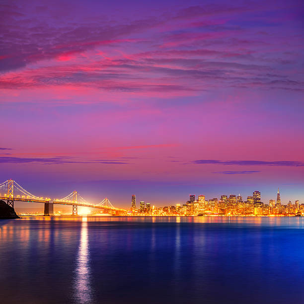 istock San Francisco sunset skyline California bay water reflection 519886273
