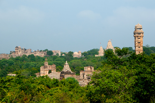 Tower of Victory,Chittorgarh Fort,  Rajasthan,India
