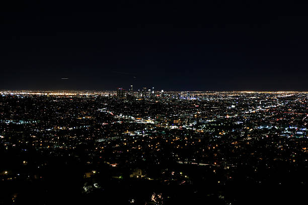 istock Night of Los Angeles Downtown 519886598