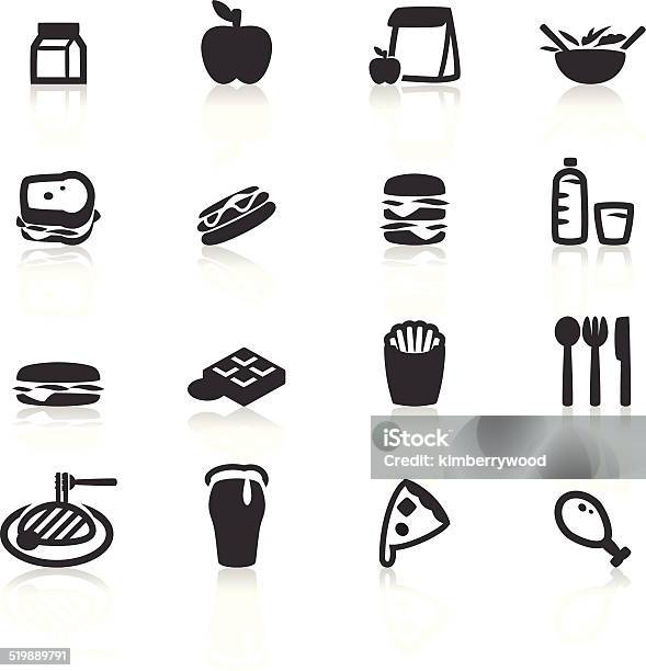 Lunch Icon Stock Illustration - Download Image Now - Lunch, Icon Symbol, Sandwich