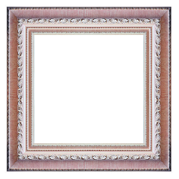 istock Vintage Plaster picture Frame isolated on white 519890745
