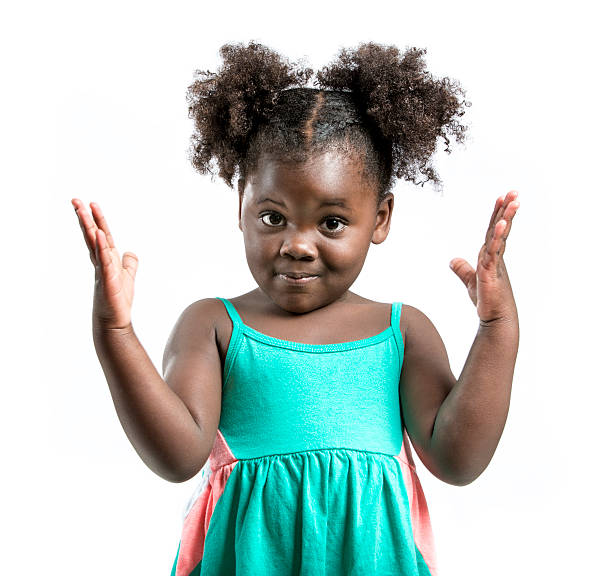 istock Little Girl Gesturing with Hands 519893126