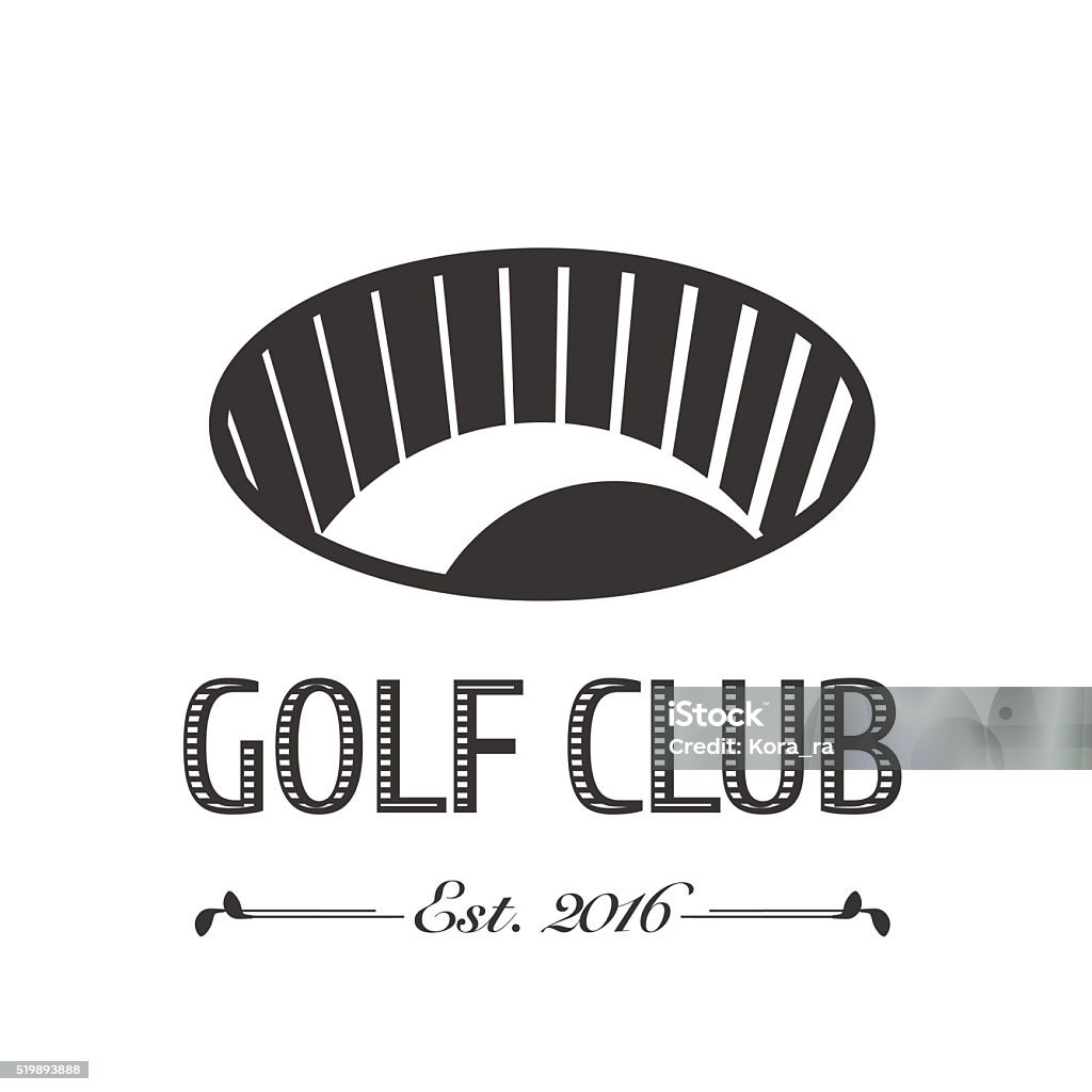 Emblem Club Vector Golf Club Golf Course Vector Emblem Stock Illustration - Download Image ...