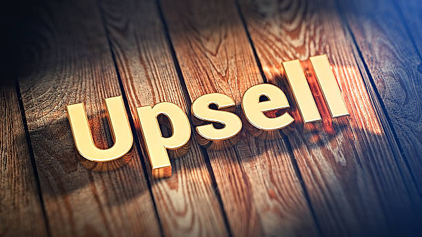 istock Word Upsell on wood planks 519895126