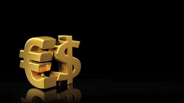 istock Euro and dollars symbols 519895350