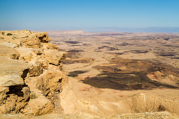 istock Desert landscape, Makhtesh Ramon in Negev desert, Israel 519897020