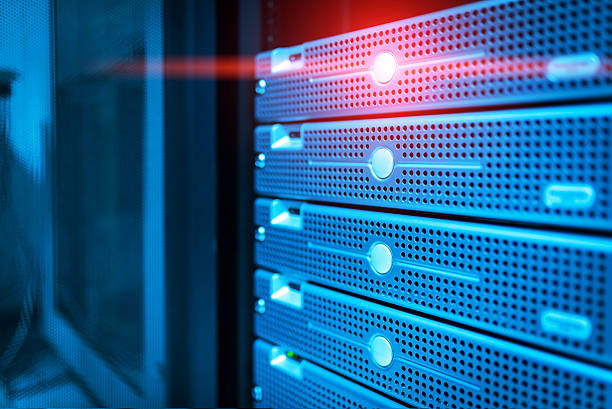 istock Storage servers in data room Domestic Room 519897878