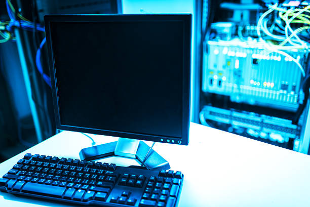 istock Storage servers in data room Domestic Room 519899342