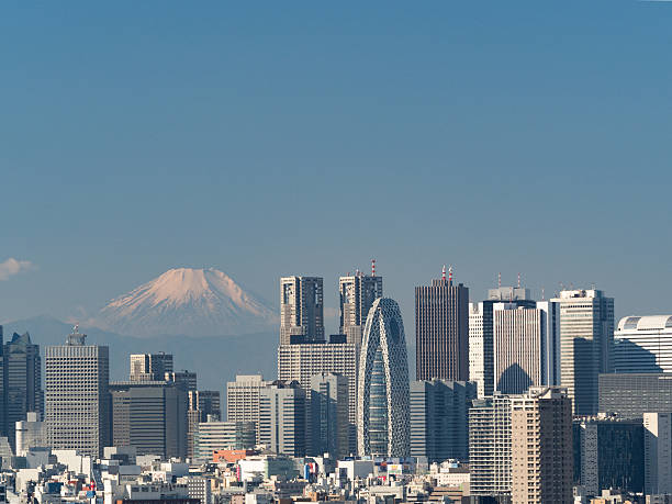 istock Shinjuku skyscrapers and Mount Fuji 519900558