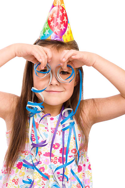 istock Cute girl celebrate her birthday 519911139