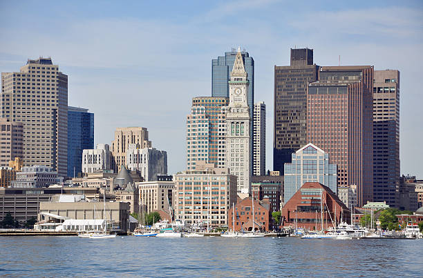 istock Boston Harbor Skyline, USA 519911161