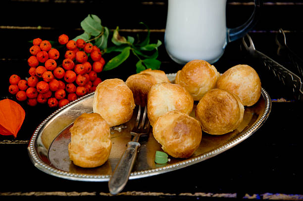 istock Homemade cakes with berries and without 519911745