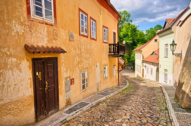 istock Narrow street in old town 519911909