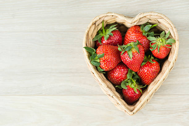 istock Fresh strawberries in a basket 519912861