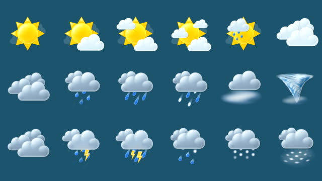 1,073 Weather Forecast Icons Stock Videos and Royalty-Free Footage - iStock  | Weather report, Weather map, Weather forecaster