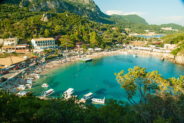 istock Paleokastritsa bay, Corfu Island, Greece 519914737