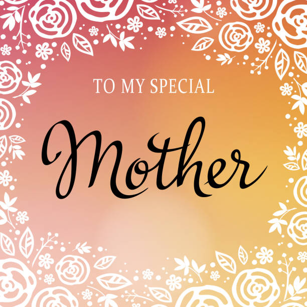 illustrazioni stock, clip art, cartoni animati e icone di tendenza di cornice floreale per la festa della mamma - mothers day frame flower single flower