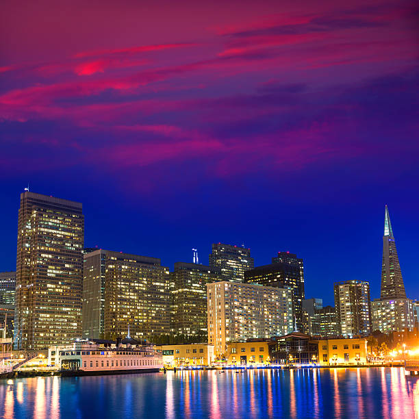 istock San Francisco sunset skykine from Pier 7 in California 519914869
