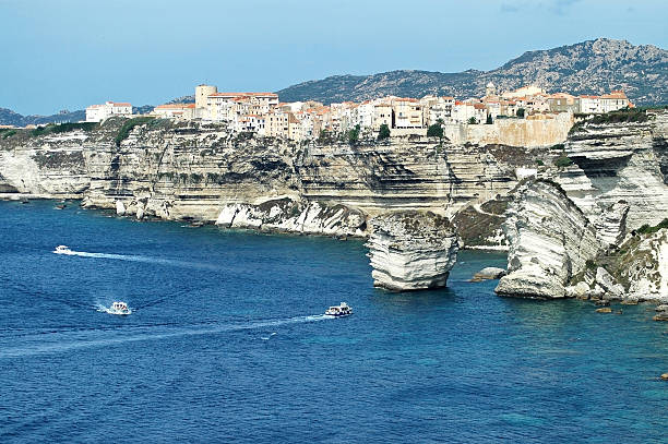 istock Bonifacio citadel on a cliff in the Corsican shoreline 519915069