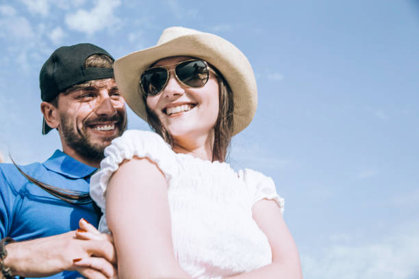 istock Young Beautiful Couple in Dubai - Weekend Fun 519915498