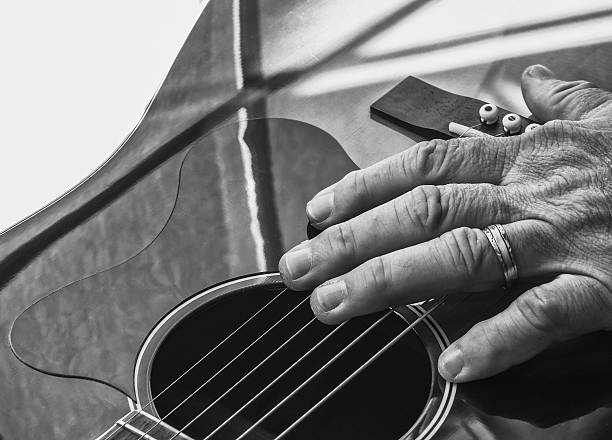 istock Guitar And Hand Detail 519916159
