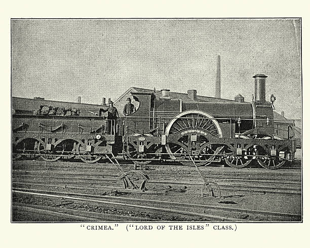 istock Lord of the isles class victorian steam train 519916922