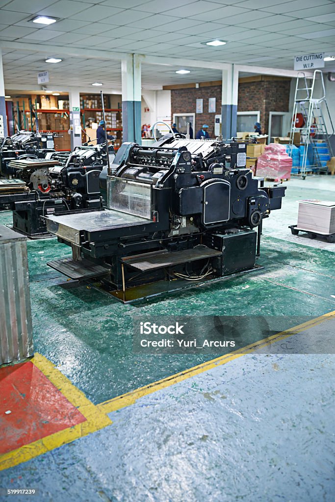 An oldie but a goodie Shot of the inside of a packaging and distribution factory Large Stock Photo